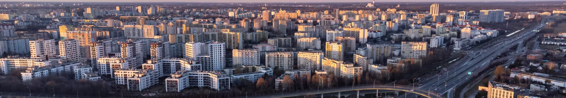 Panorama dzielnic objętych właściwością terytorialną kancelarii